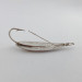 Vintage   Johnson Silver Minnow Weedless, 2/5oz nickel fishing spoon #23553