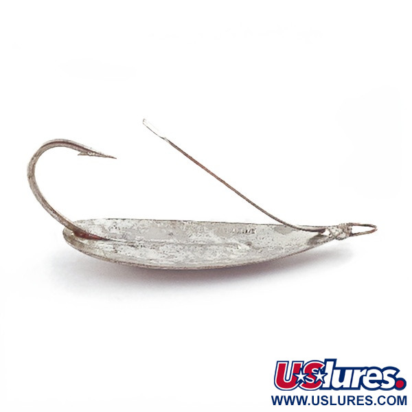 Vintage   Johnson Silver Minnow Weedless, 3/4oz nickel fishing spoon #23554