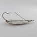 Vintage   Johnson Silver Minnow Weedless, 3/4oz nickel fishing spoon #23554
