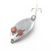 Vintage   Herter's Glass Eye Spoon, 2/5oz nickel/red eyes fishing spoon #23555