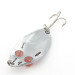 Vintage   Herter's Glass Eye Spoon, 2/5oz nickel/red eyes fishing spoon #23555