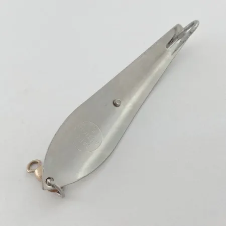 Vintage Captain Action Capt Action 5, 2/5oz nickel fishing spoon #23564