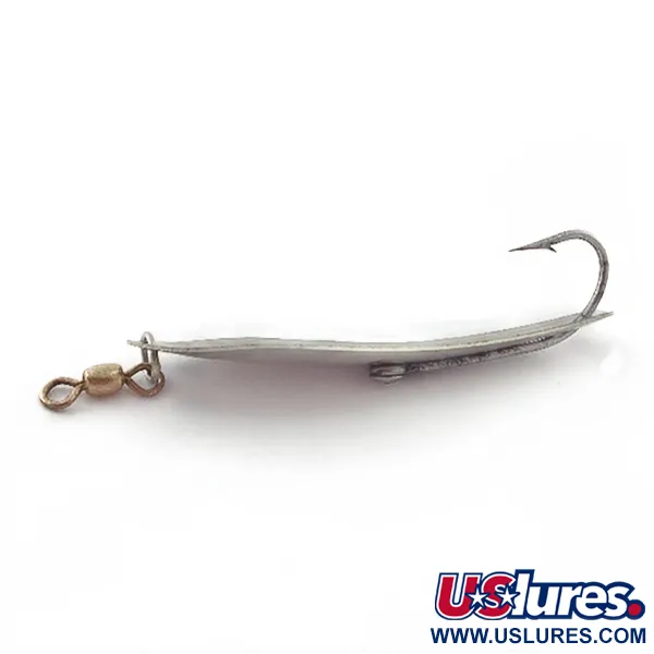 Vintage Other Capt Action 5, 2/5oz nickel fishing spoon #23564