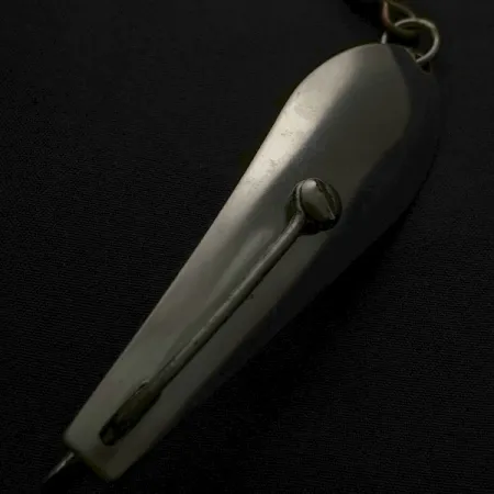 Vintage Captain Action Capt Action 5, 2/5oz nickel fishing spoon #23564