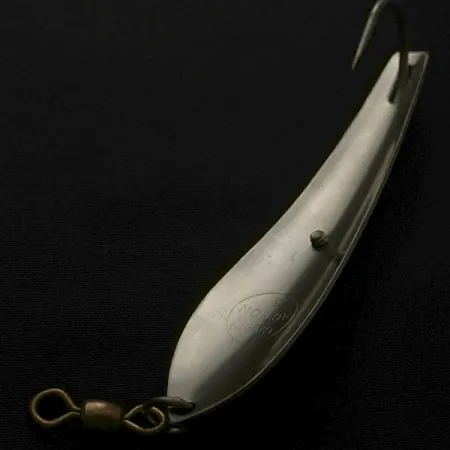 Vintage Captain Action Capt Action 5, 2/5oz nickel fishing spoon #23564