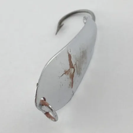 Vintage Barracuda Reflecto #1, 3/16oz nickel fishing spoon #23565