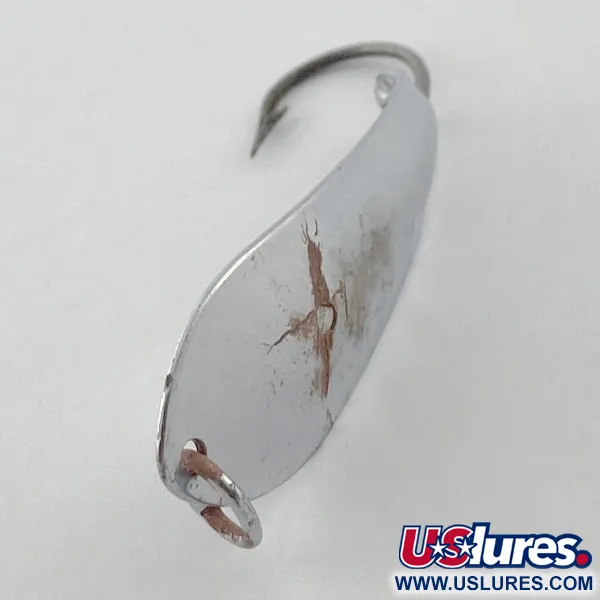 Vintage Barracuda Reflecto #1, 3/16oz nickel fishing spoon #23565