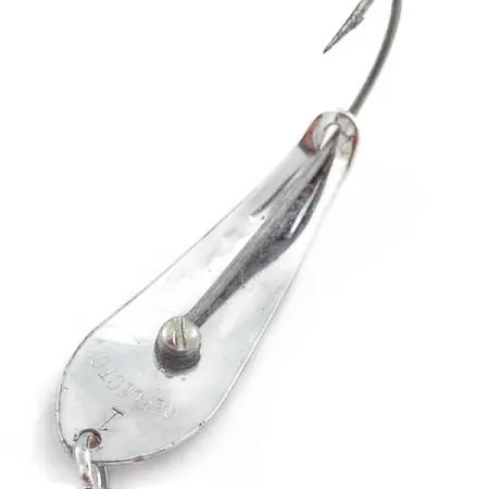 Vintage Barracuda Reflecto #1, 3/16oz nickel fishing spoon #23565