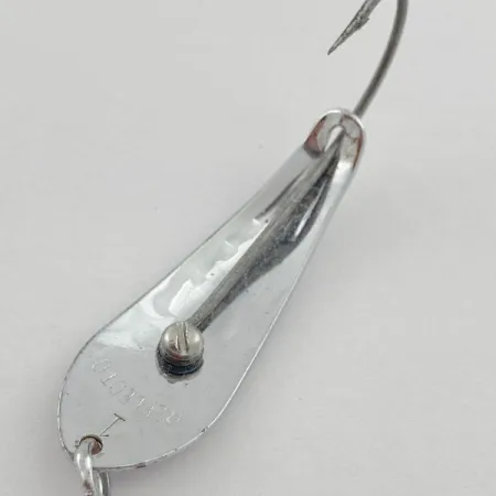 Vintage Barracuda Reflecto #1, 3/16oz nickel fishing spoon #23565