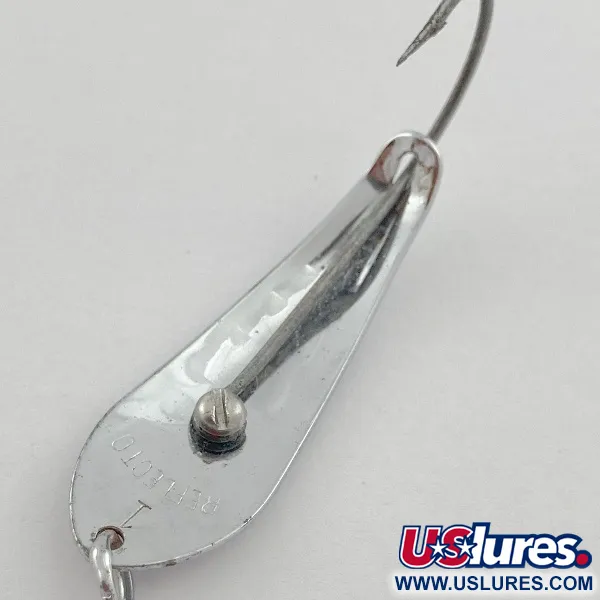 Vintage Barracuda Reflecto #1, 3/16oz nickel fishing spoon #23565