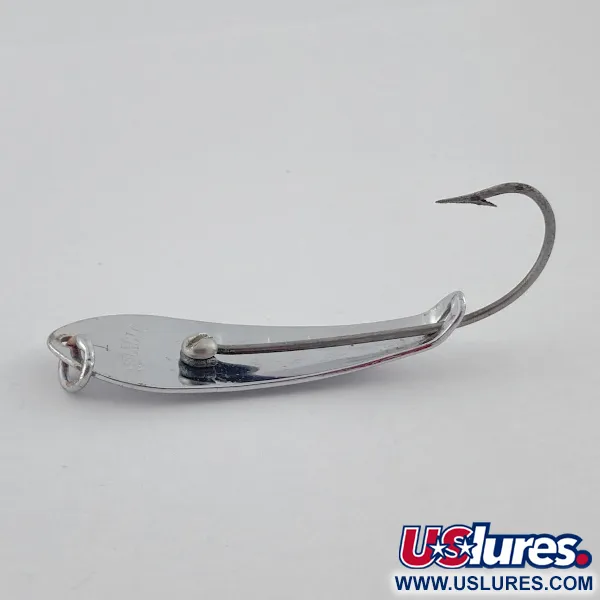 Vintage Barracuda Reflecto #1, 3/16oz nickel fishing spoon #23565