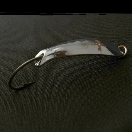 Vintage Barracuda Reflecto #1, 3/16oz nickel fishing spoon #23565