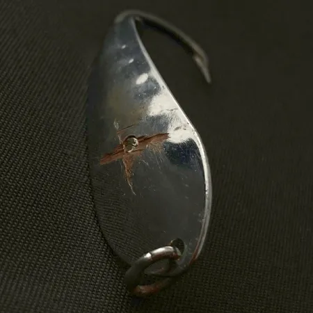 Vintage Barracuda Reflecto #1, 3/16oz nickel fishing spoon #23565