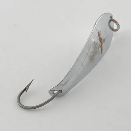 Vintage Barracuda Reflecto #1, 3/16oz nickel fishing spoon #23565