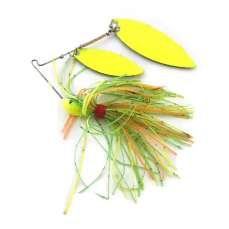 Vintage Double Willow Blade spinnerbait, 1oz Fire tiger spinning lure #23567