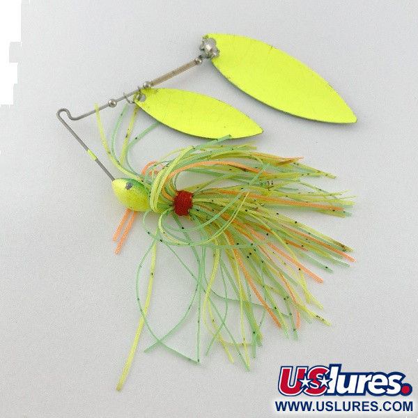Vintage   Double Willow Blade spinnerbait, 1oz Fire tiger spinning lure #23567