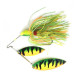 Vintage   Double Willow Blade spinnerbait, 1oz Fire tiger spinning lure #23567