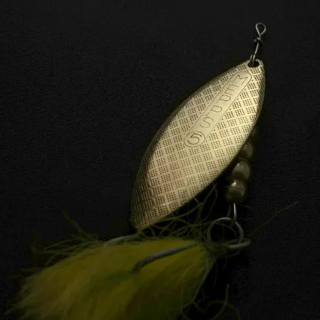 Vintage Mepps Giant Killer, 1oz gold spinning lure #23568