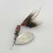 Vintage   Mepps Aglia 3 dressed (squirrel tail)  (1960s), 1/4oz silver spinning lure #23570