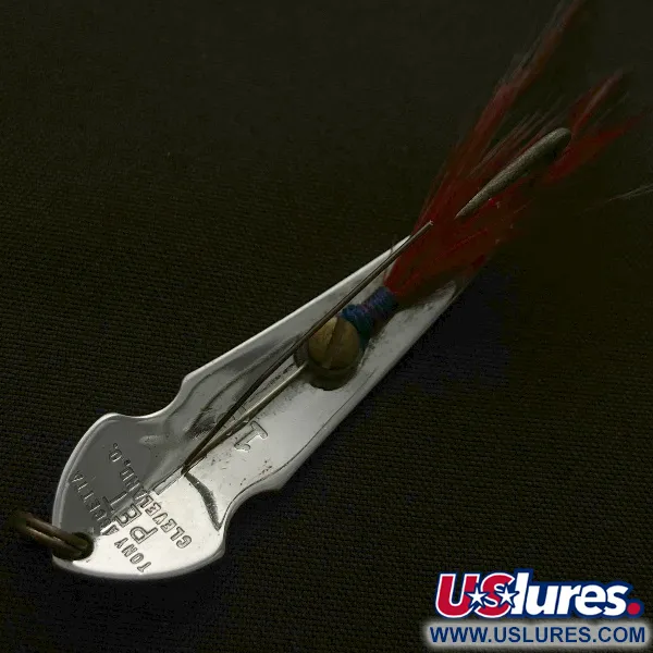 Vintage Tony Accetta Tony Acetta Pet Spoon 13, 1/4oz nickel fishing spoon #23571