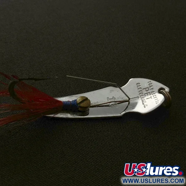 Vintage Tony Accetta Tony Acetta Pet Spoon 13, 1/4oz nickel fishing spoon #23571