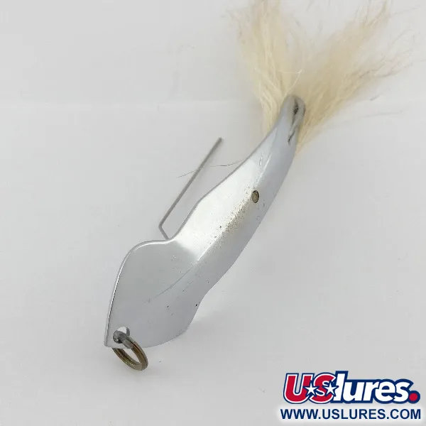 Vintage  Tony Accetta Tony Acetta Pet Spoon 15, 1/2oz nickel fishing spoon #23572