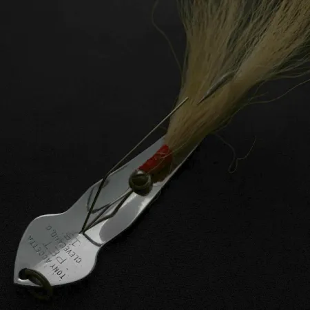 Vintage Tony Accetta Tony Acetta Pet Spoon 15, 1/2oz nickel fishing spoon #23572