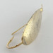 Vintage   Johnson Silver Minnow Weedless, 2/5oz gold fishing spoon #23573