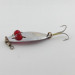 Vintage  Hofschneider Red eye Junior, 1/2oz nickel/red eyes fishing spoon #23576