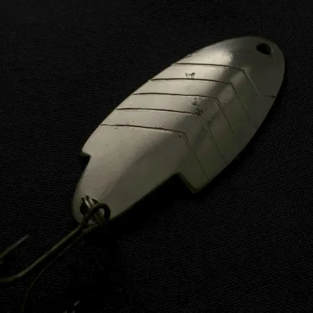 Vintage Ideal Products Mr Fish, 3/16oz nickel fishing spoon #23579