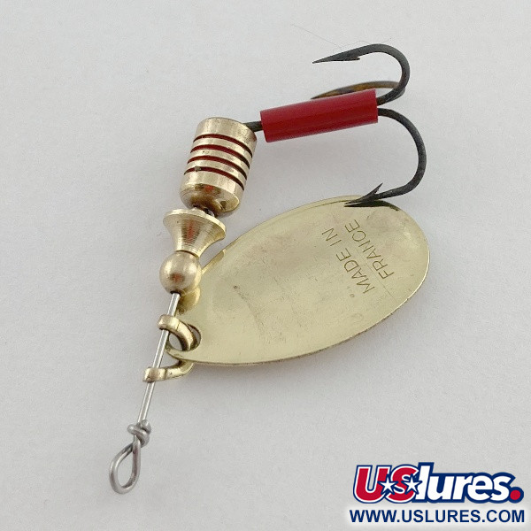 Vintage   Mepps Aglia 2 (1960s), 3/16oz gold spinning lure #23580