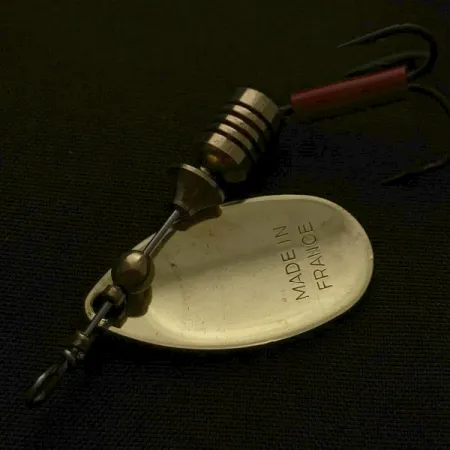 Vintage Mepps Aglia 2 (1960s), 3/16oz gold spinning lure #23580