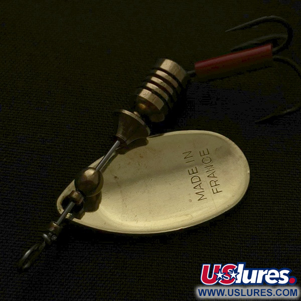 Vintage   Mepps Aglia 2 (1960s), 3/16oz gold spinning lure #23580