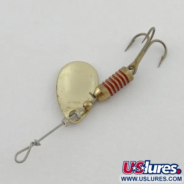 Vintage   Mepps Aglia 00, 3/64oz gold spinning lure #23581