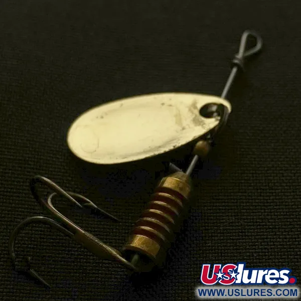 Vintage   Mepps Aglia 00, 3/64oz gold spinning lure #23581
