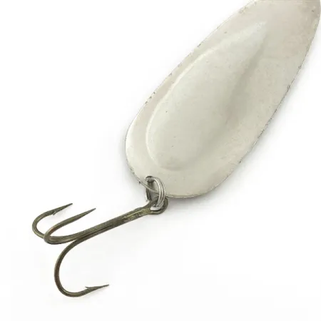 Vintage Lindy / Little Joe Lindy Gator , 1 2/3oz nickel/black fishing spoon #23585