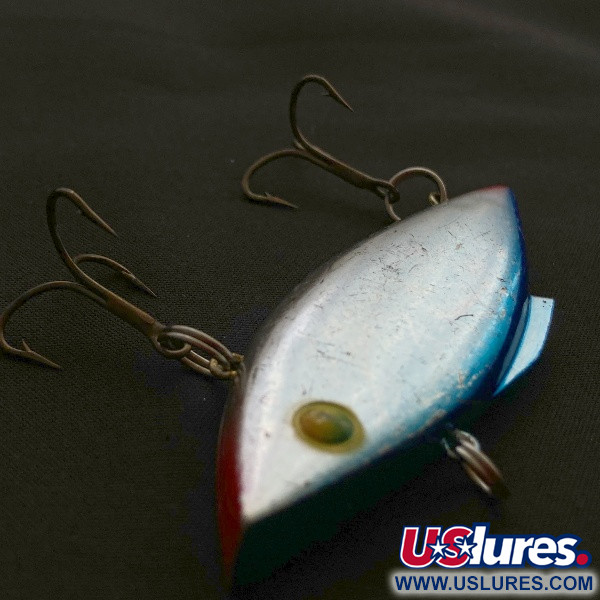 Vintage   Bill Lewis Rat-L-Trap, 1/2oz nickel/blue fishing lure #23587