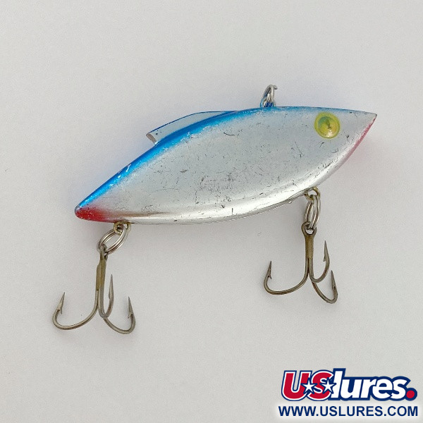 Vintage   Bill Lewis Rat-L-Trap, 1/2oz nickel/blue fishing lure #23587