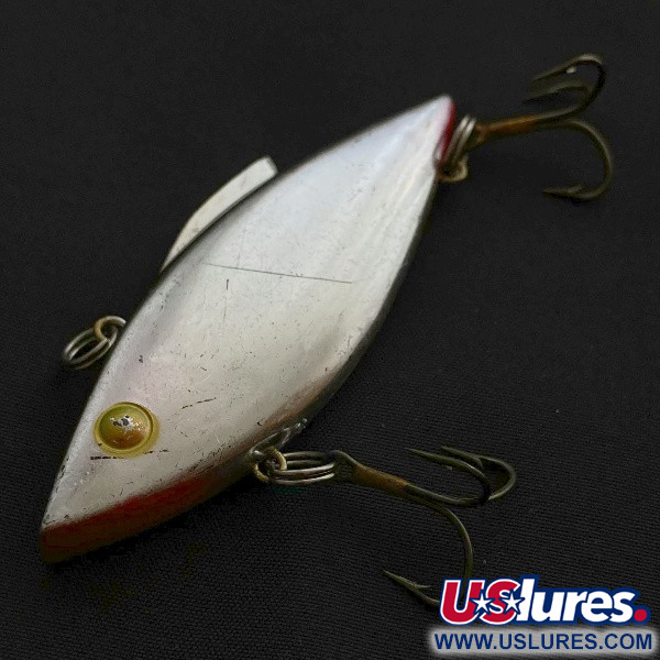 Vintage   Bill Lewis Rat-L-Trap, 1/2oz Chrome Black Back fishing lure #23588