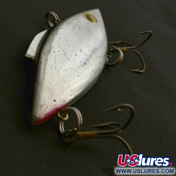 Vintage   Bill Lewis Rat-L-Trap, 1/2oz Chrome Black Back fishing lure #23588