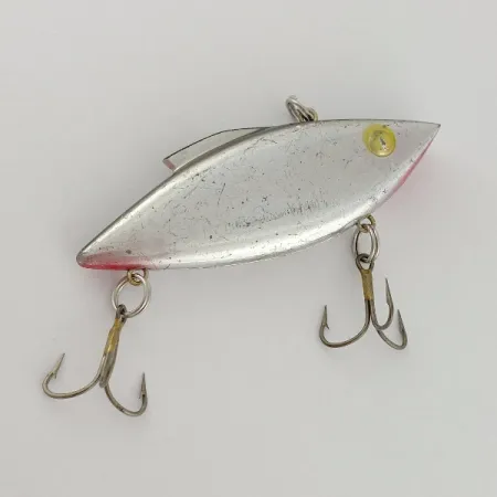 Vintage Bill Lewis Rat-L-Trap, 1/2oz Chrome Black Back fishing lure #23588