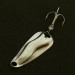 Vintage   Luhr Jensen Hot Shot W, 3/64oz nickel fishing spoon #23591