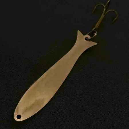 Vintage Acme Flash-King Wobbler, 3/16oz copper fishing spoon #23594