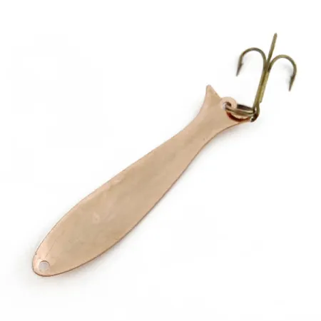 Vintage Acme Flash-King Wobbler, 3/16oz copper fishing spoon #23594