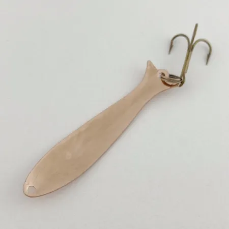 Vintage Acme Flash-King Wobbler, 3/16oz copper fishing spoon #23594
