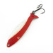 Vintage   Worth Fly Rod Demon, 3/32oz nickel/red/white fishing spoon #23595