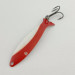 Vintage   Worth Fly Rod Demon, 3/32oz nickel/red/white fishing spoon #23595