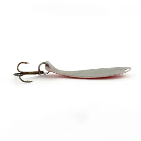 Vintage Worth Fly Rod Demon , 3/64oz red/white/nickel fishing spoon #23596