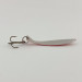 Vintage   Worth Fly Rod Demon , 3/64oz red/white/nickel fishing spoon #23596