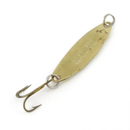 Vintage Luhr Jensen Needlefish 1, 1/16oz gold/red fishing spoon #23597